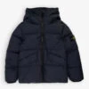 Stone Island Logo-badge Padded Shell Hooded Jacket 4-12 Years