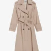CLAUDIE PIERLOT Gwendal Double-breasted Long-line Cotton Trench Coat