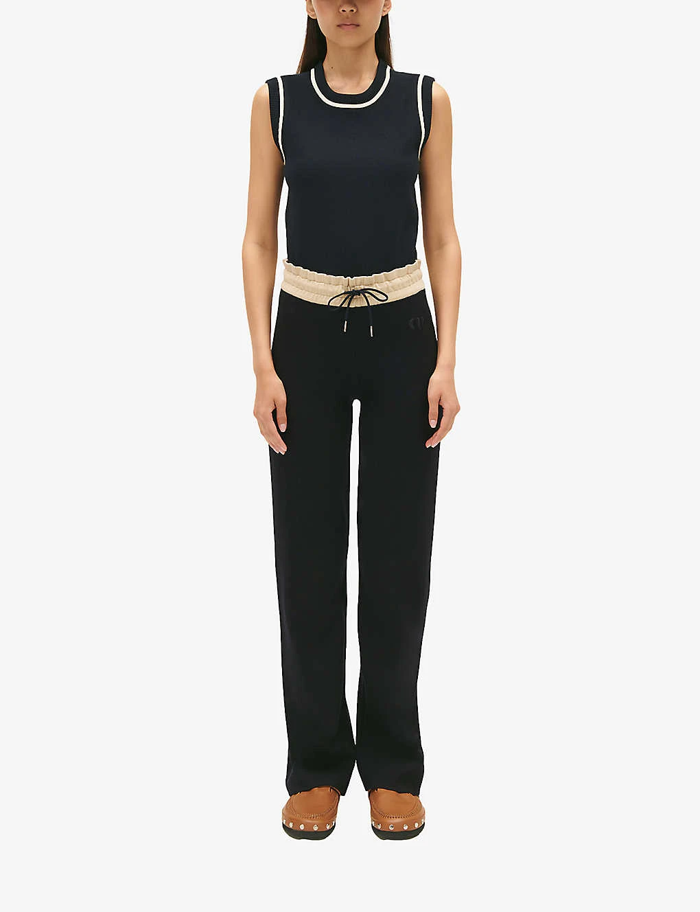 CLAUDIE PIERLOT Macmic Elasticated-waist Loose-fit Knitted Trousers 2 CLAUDIE PIERLOT Macmic Elasticated-waist Loose-fit Knitted Trousers - Image 2