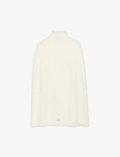 CLAUDIE PIERLOT Turtle-neck Knitted Cape