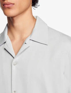 Sandro Requin Regular-fit Woven Shirt 9 Sandro Requin Regular-fit Woven Shirt -Selfridges Store R04194610 NATURELS ALT04