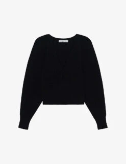 IRO Adsila V-neck Knitted Merino-wool Jumper