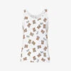 MOSCHINO Toy Bear Graphic-print Stretch-cotton Top