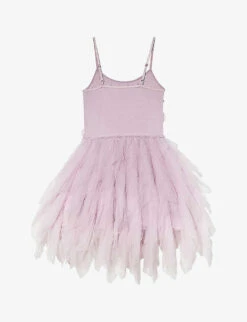 Plume Feather And Sequin-embellished Tutu Woven Dress 4-11 Years -Selfridges Store R04201859 PURPLECHARM ALT02