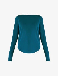 Sweaty Betty Breathe Easy Long-sleeved Stretch-recycled Polyester Top