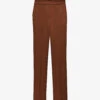 Joseph Tova Straight Leg Mid-rise Silk-satin Trousers