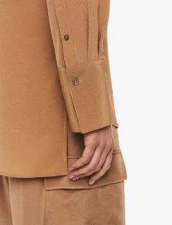 Joseph Bold Relaxed-fit Silk-crepe Shirt -Selfridges Store R04203796 CASSONADE ALT05