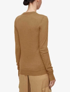 Joseph Cashair Round-neck Cashmere Jumper -Selfridges Store R04203826 CASSONADE ALT03
