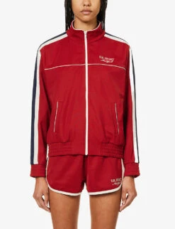 Side-stripe Piped Woven Track Jacket -Selfridges Store R04205005 RUBY ALT02