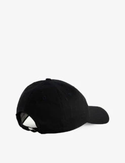 Brand-embroidered Six-panel Cotton-twill Baseball Cap -Selfridges Store R04205032 BLACK ALT02