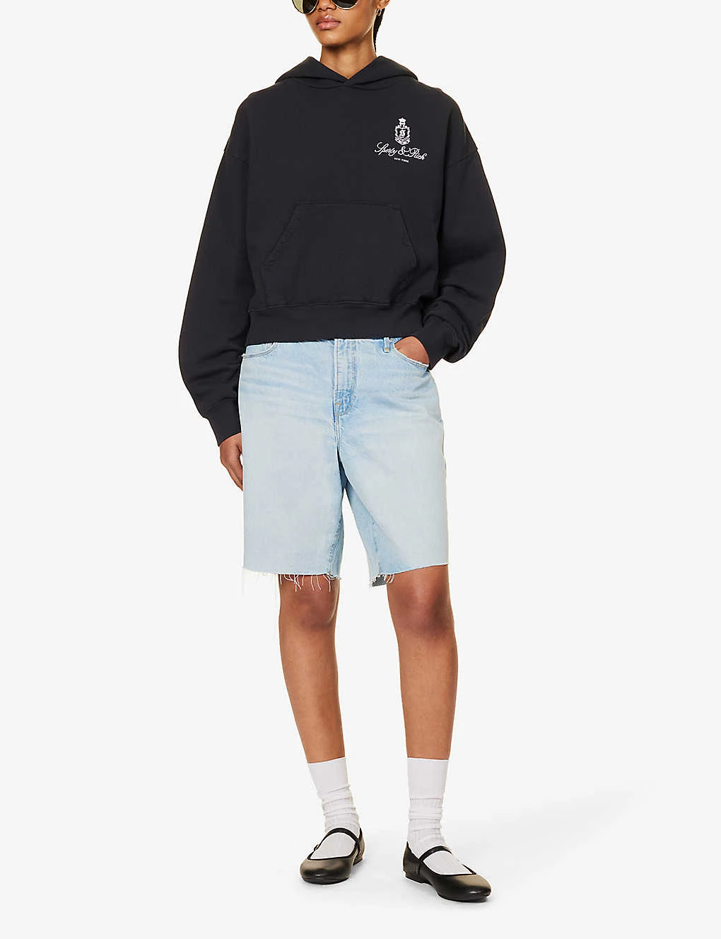 Vendome Logo-print Relaxed-fit Cotton Hoody 2 Vendome Logo-print Relaxed-fit Cotton Hoody - Image 2