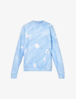 Serif Tie-dye Cotton-jersey Sweatshirt